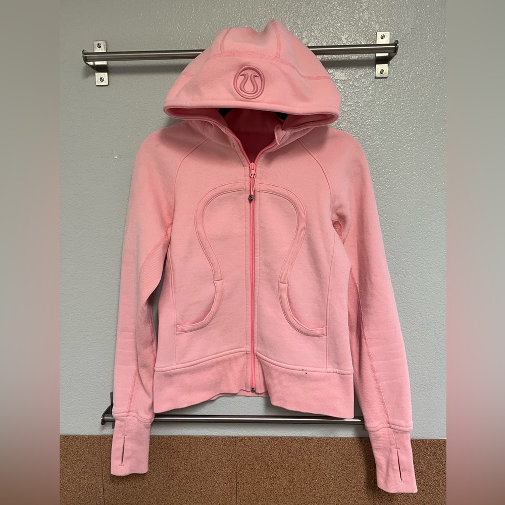 Lululemon Scuba Pink Zip-Up Hoodie